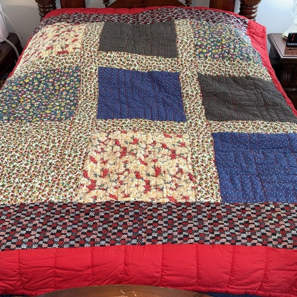 Handmade Quilt An Original by Annette Bridges Duck Ducklings Pattern 88 X 74